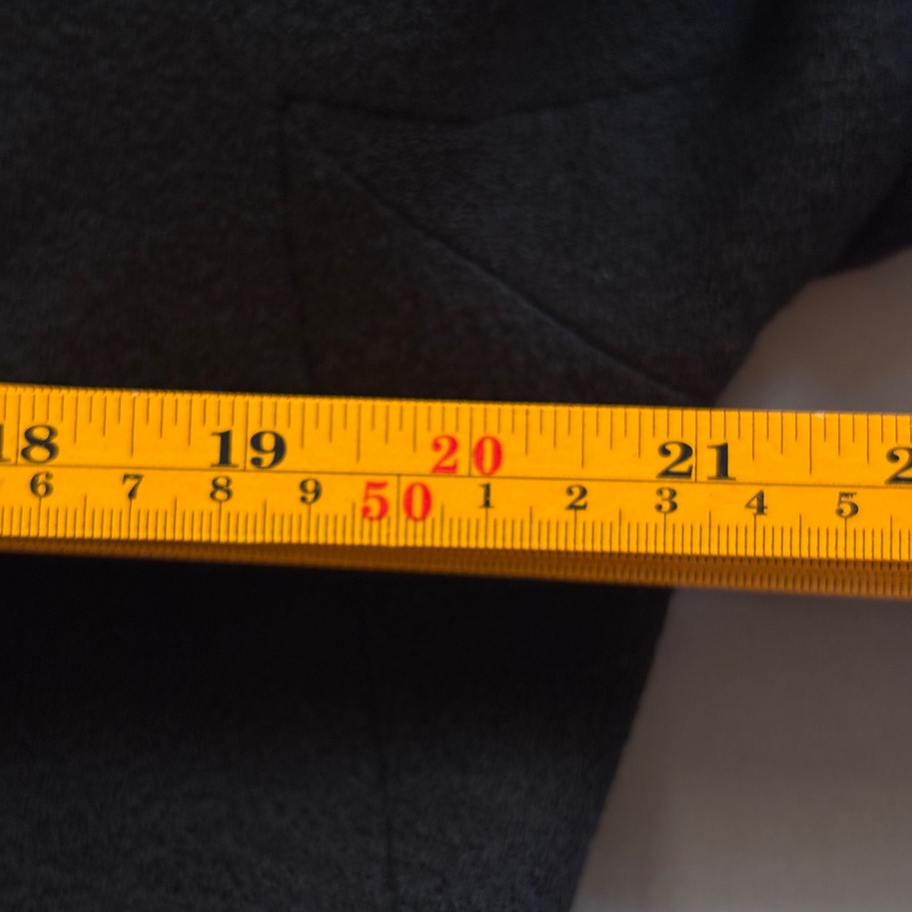 NWT DONCASTER Italian Women's Size 12 Black Wool Zip 3/4 Sleeve Top MSRP $295 - Picture 3 of 7